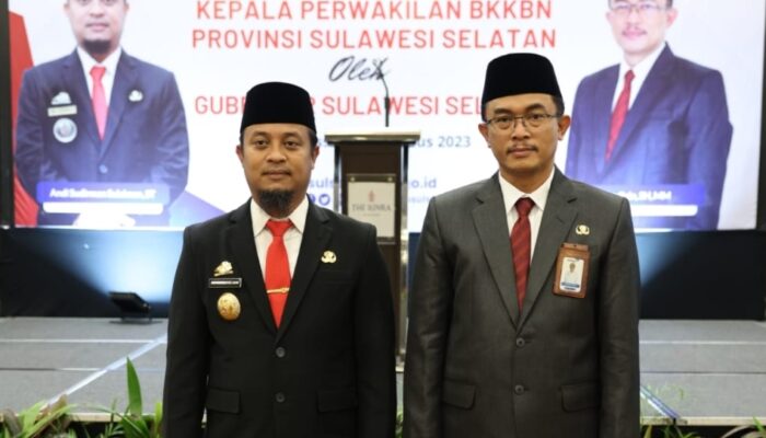 Gubernur Sulsel Kukuhkan Shodiqin Sebagai Kepala BKKBN Sulsel
