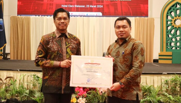 Penuhi Kriteria Pelayanan Publik HAM, Makassar Sabet Penghargaan Kota Peduli HAM 2023