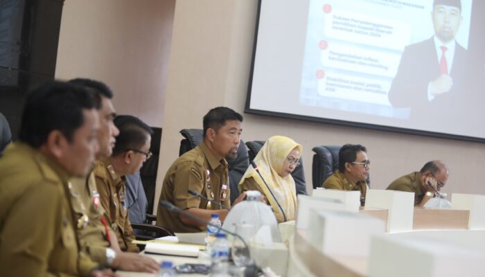 Rakor, Pjs Wali Kota Ingatkan Tiga Program Prioritas