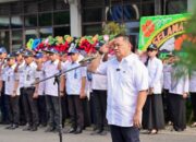 Hamzah Ahmad Pimpin Apel Perdana Sebagai Plt. Dirut Perumda Air Minum Makassar