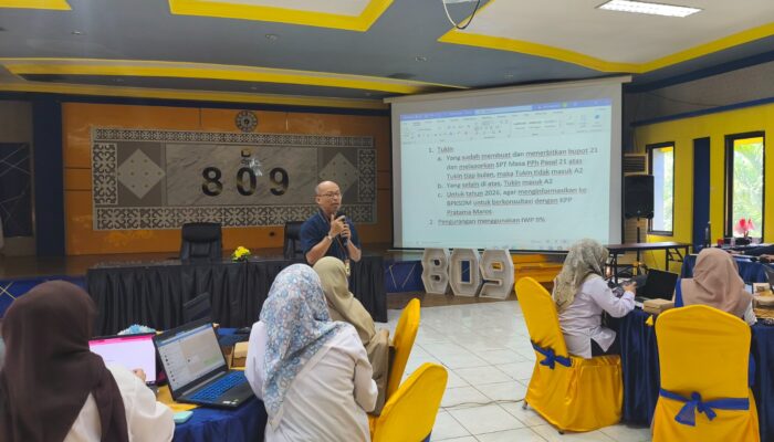 KPP Pratama Maros Gelar Sosialisasi Bukti Potong 1721 A2 bagi Bendaharawan Pemerintah